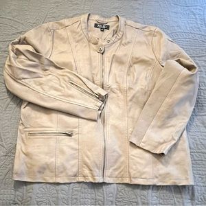 MO-KA | Ebele Faux Leather Jacket
3X | Tan